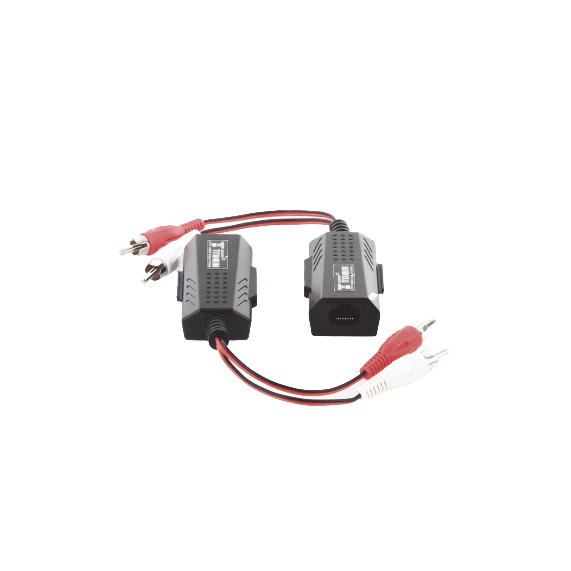 Balun Extensor de audio analogo estereo RCA a RJ45 / Distancia 800 mts/ Cable CAT5-6 / Conector 100% COBRE / protección TVS, Calidad PREMIUM Balun Extensor de audio analogo estereo RCA a RJ45 / Distancia 800 mts/ Cable CAT5-6 / Conector 100% COBRE / protección TVS, Calidad PREMIUM